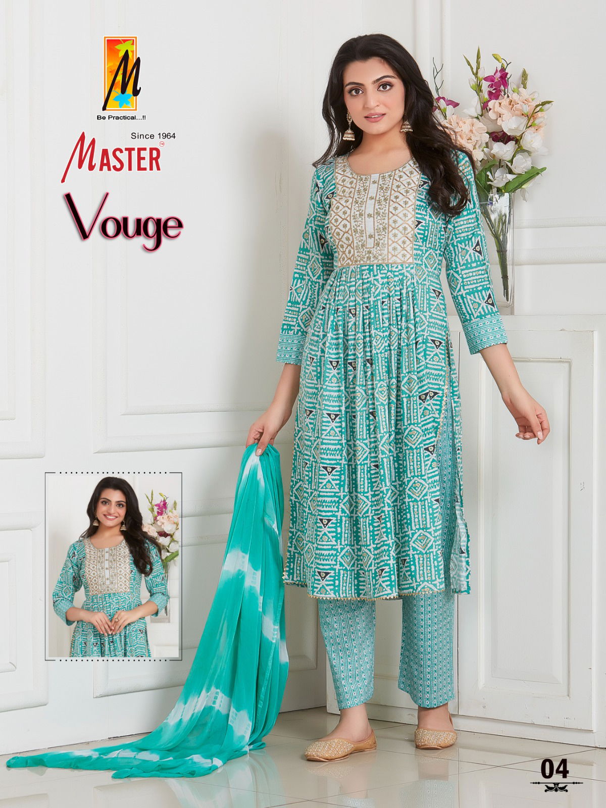 Master Vouge Printed Readymade Suits Catalog
